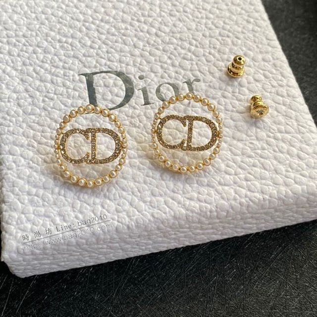 Dior飾品 迪奧經典熱銷款耳環 2021新款DIOR迪奧CD珍珠耳釘  zgd1109